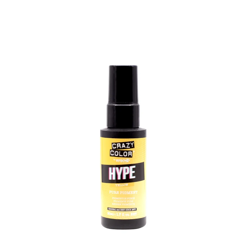 Crazy Color Hype Yellow 50ml - pigment pur