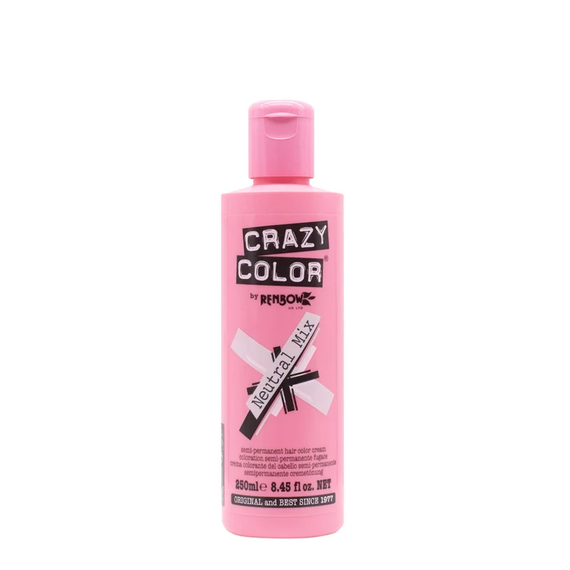 Crazy Color Neutral Mix 250ml - crème colorante neutre