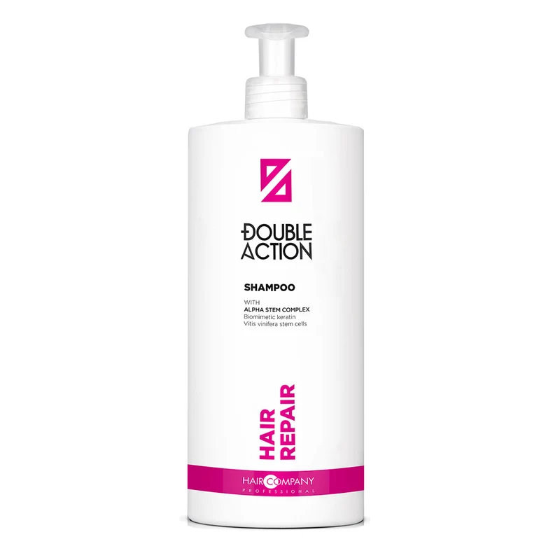 Hair Company Double Action Hair Repair Shampoo 1000ml - sshampooing réparateur