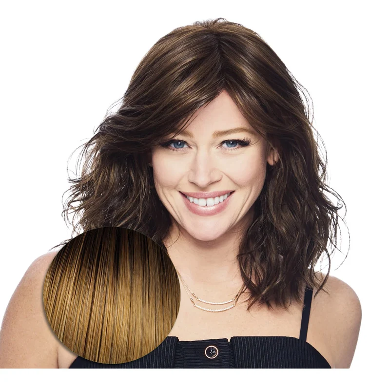 Hairdo Courtside Waves SS14/25 Blond Chaud - perruque coupe moyenne