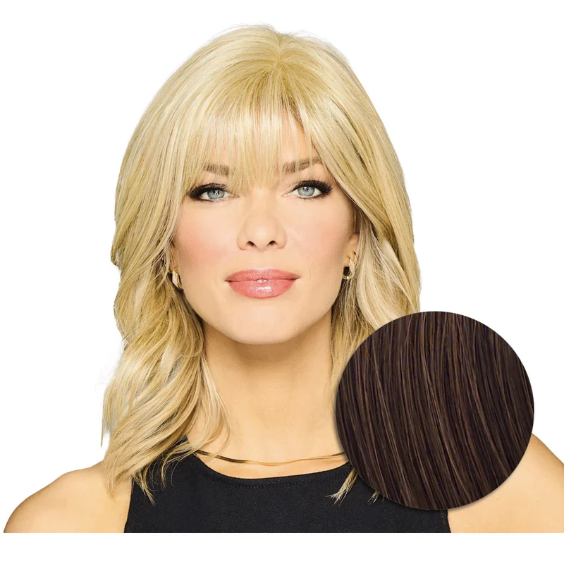 Hairdo Topper Stylish Wave R6/30H Marron Moyen Cuivré - toupet vagues