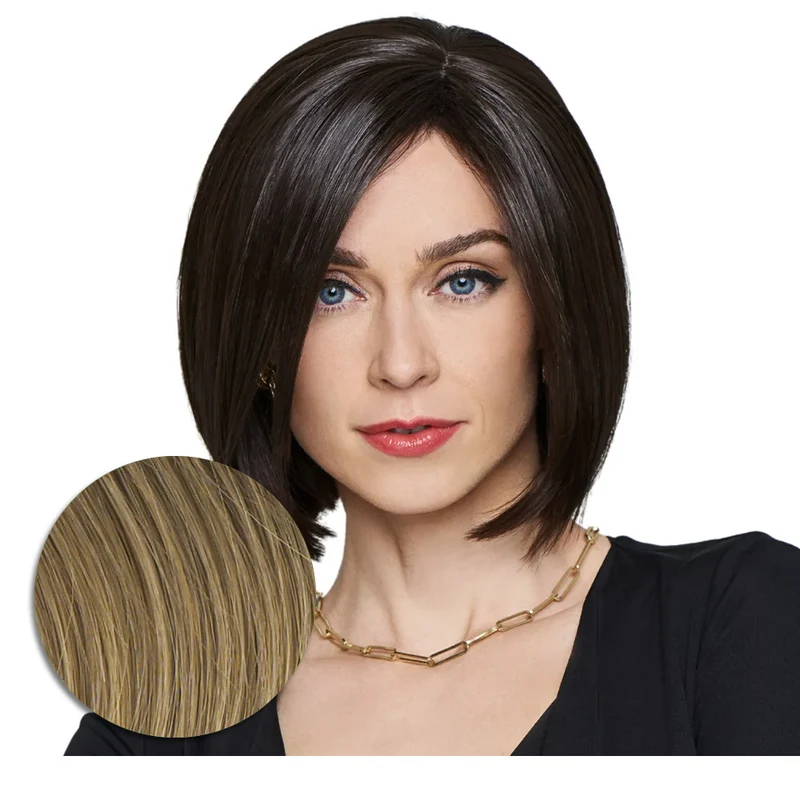 Hairdo Topper Top It Off R4 Blond Foncé - toupet avec clips amovibles