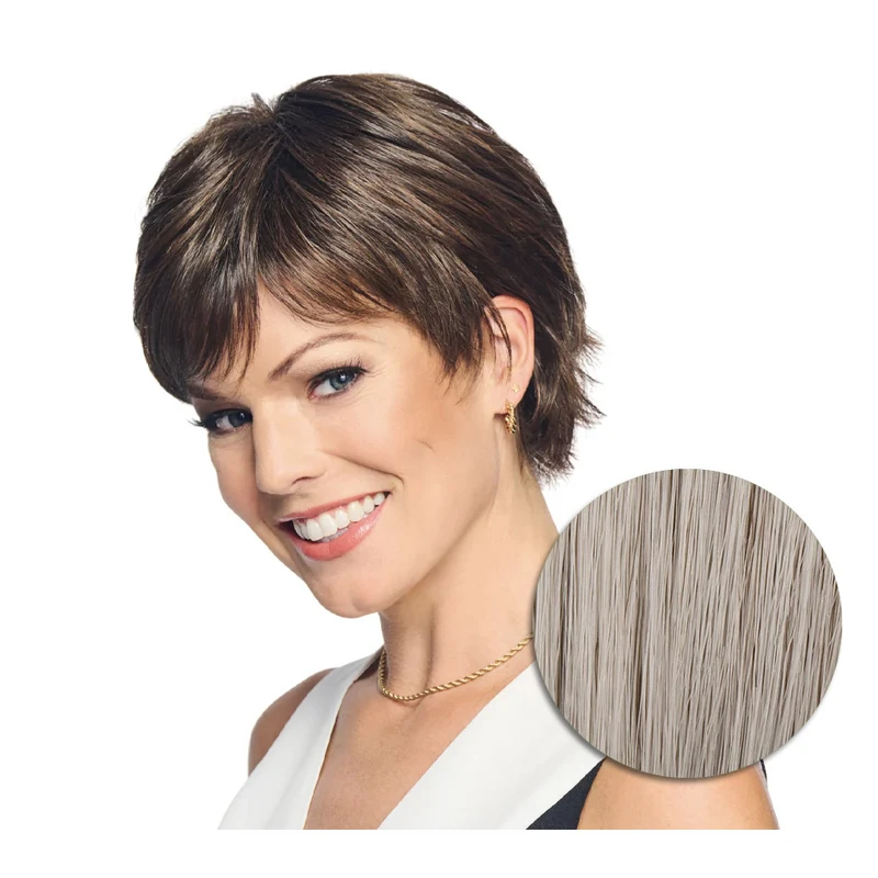 Hairdo City Chic Perruque Gris Clair - perruque coupe courte