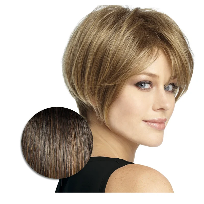Hairdo Milano RL8/29SS Marron Noisette Moyen - perruque coupe courte
