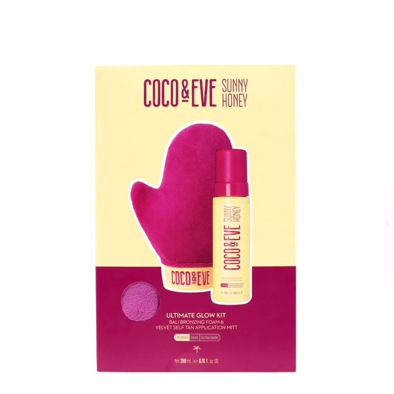 Coco & Eve Ultimate Glow Kit Medium- kit autobronzant