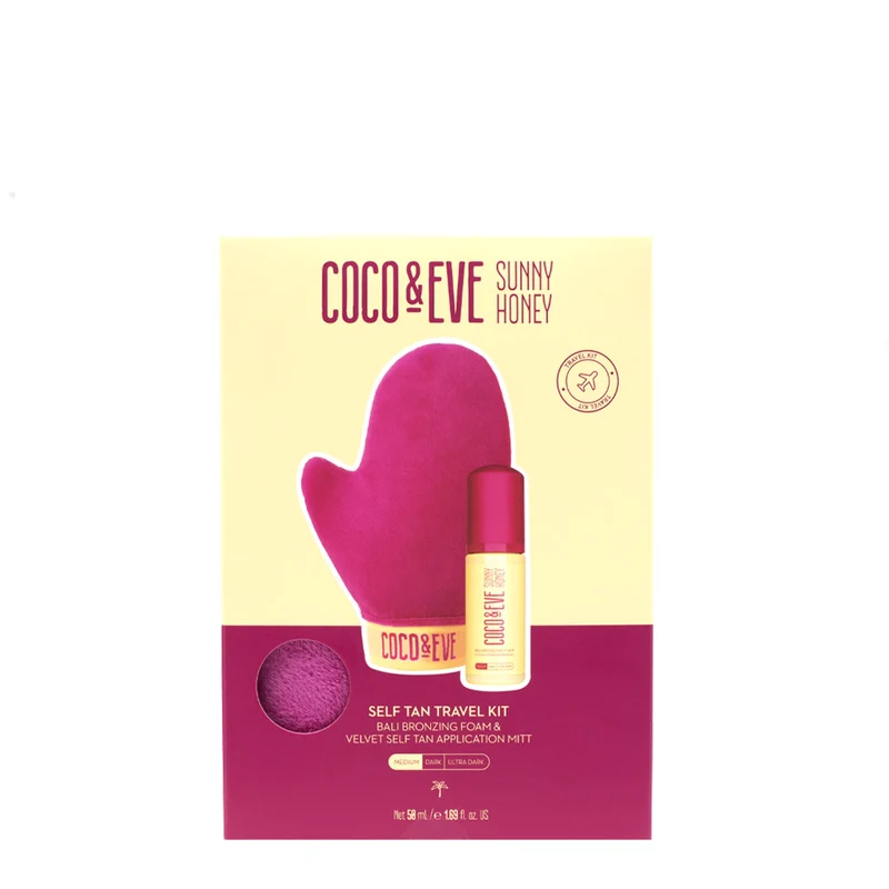 Coco & Eve Self Tan Travel Kit Medium - kit autobronzant de voyage