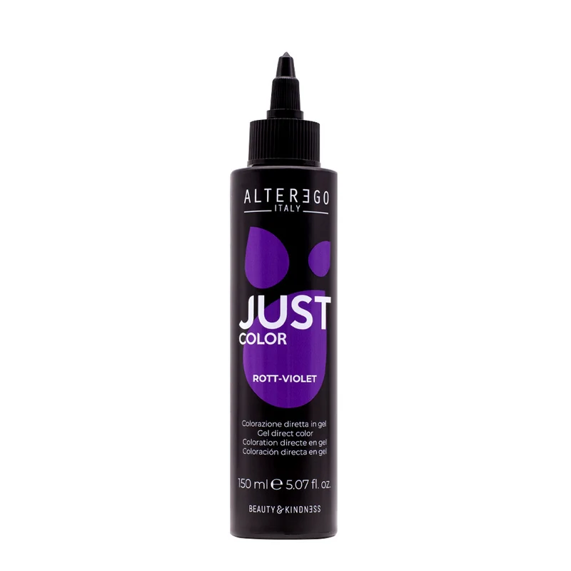 Alterego Just Color Rott-Violet 150ml - coloration gel semi-permanente