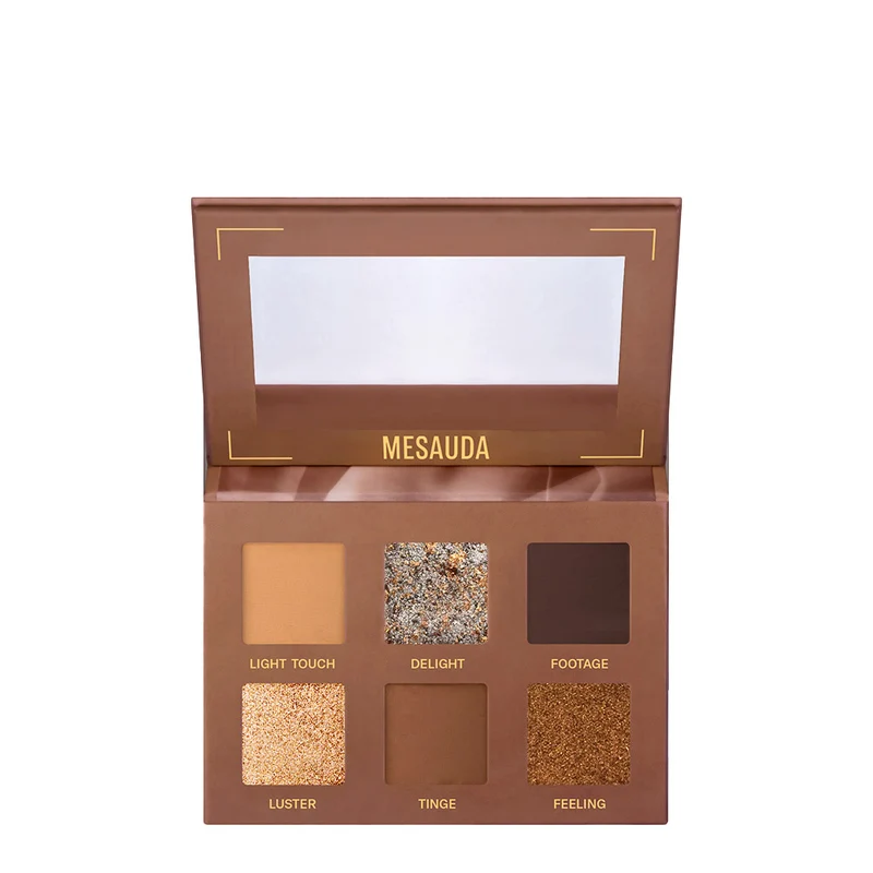 Mesauda Beauty Bare Harmony Palette 203 Cool Bronze 6gr - palette 6 fards à paupières