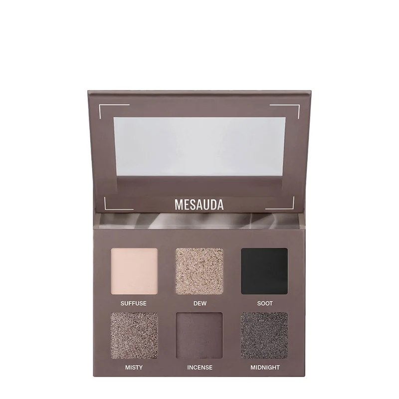 Mesauda Beauty Bare Harmony Palette 202 Deep Smoky 6gr - palette de 6 fards à paupières