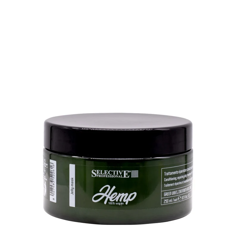 Selective Professional Hemp Jelly Mask 250ml -masque gel réparateur pour cuir chevelu et cheveux