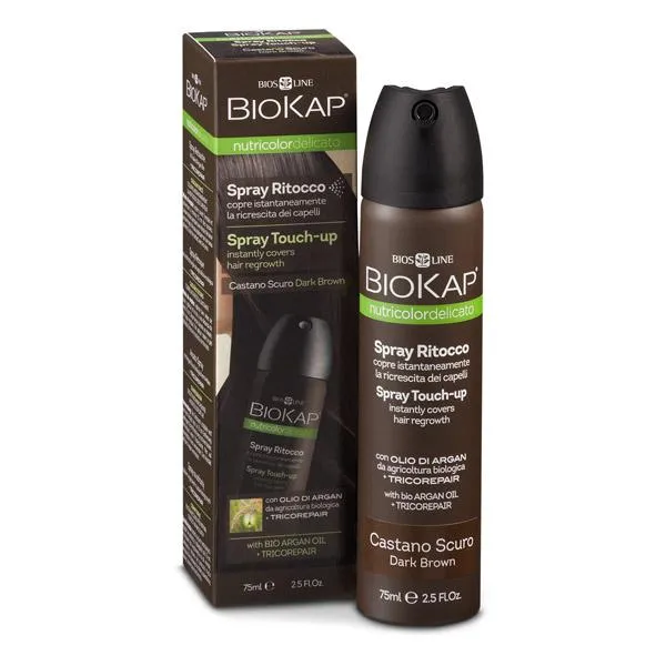 Spray retouche châtain foncé-75ml-Biokap