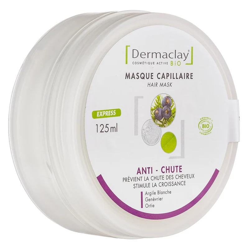 Masque capillaire anti-chute-125ml-Dermaclay