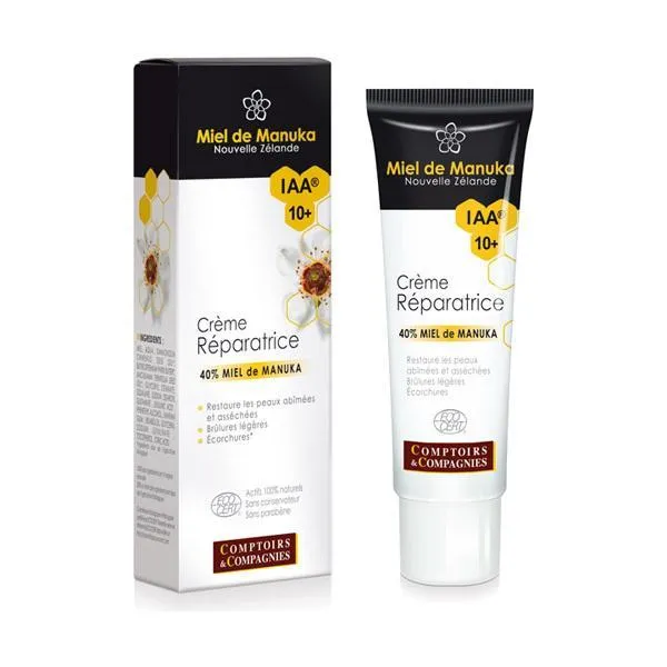 Crème réparatrice Miel de Manuka - 40 ml-Comptoirs&Compagnies