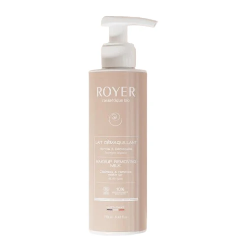 Lait démaquillant bio à la bave d’escargot-190 ml-Royer cosmétique
