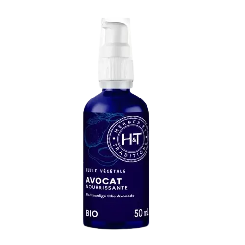 Huile d'avocat bio-50ml-Herbes et Traditions