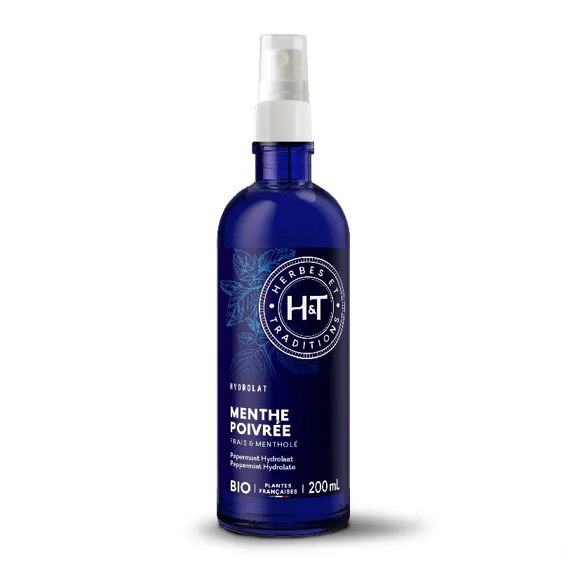 Hydrolat de Menthe Poivrée bio-200ml-Herbes et traditions