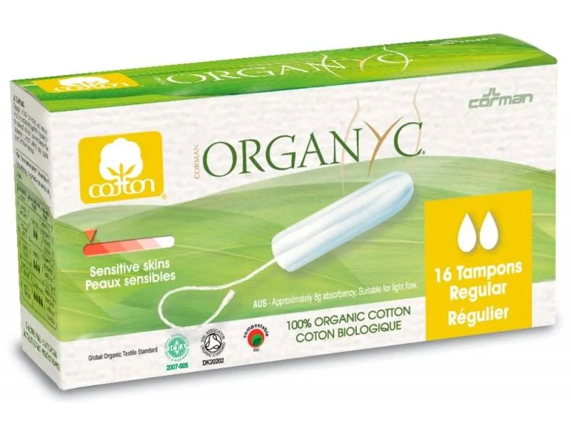 Tampon flux régulier sans applicateur - 16 unité(s)-Organyc