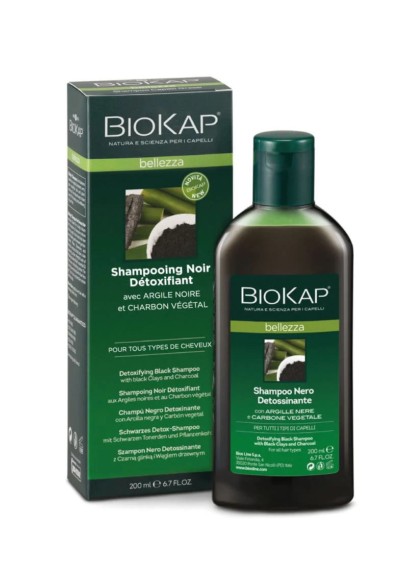 Shampooing Noir Détoxifiant Beauté-200ml-Biokap