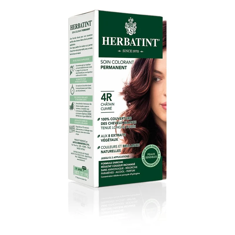 Coloration Chatain Cuivré-4R-170ml-Herbatint