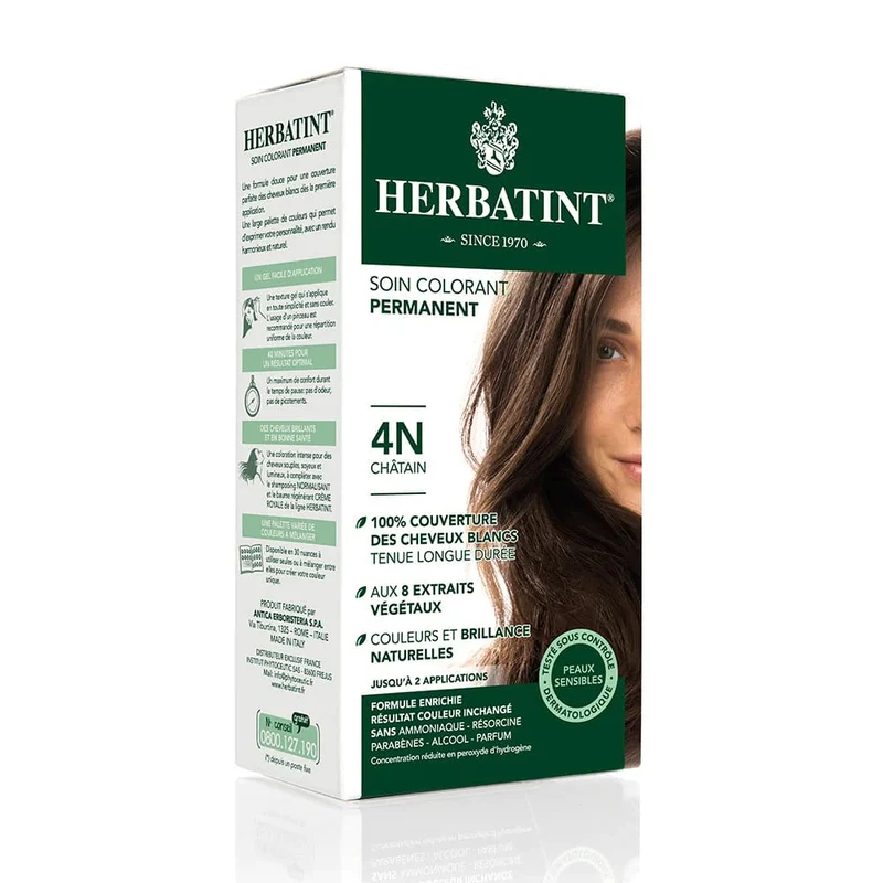 Coloration Chatain 4N-170ml-Herbatint