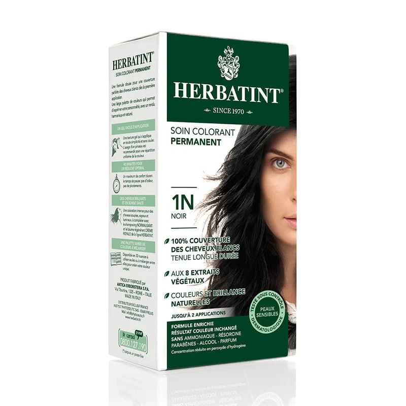 Coloration Noir-1N-170ml-Herbatint