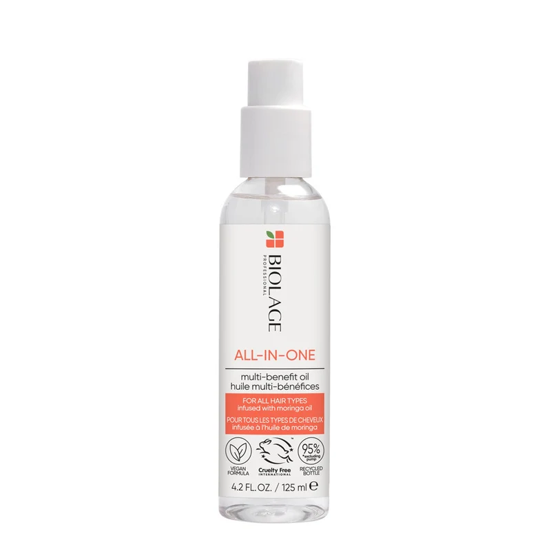 Biolage All In One Oil 125ml - huile multi-bénéfices pour tous les types de cheveux