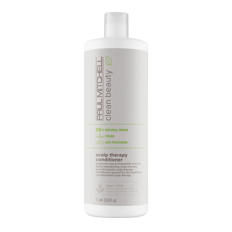 Paul Mitchell Clean Beauty Scalp Therapy Conditioner 1000ml - conditionneur apaisant