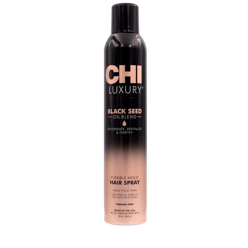 CHI Luxury Black Seed Oil Flexible Hold Hair Spray 284gr - laque tenue flexible