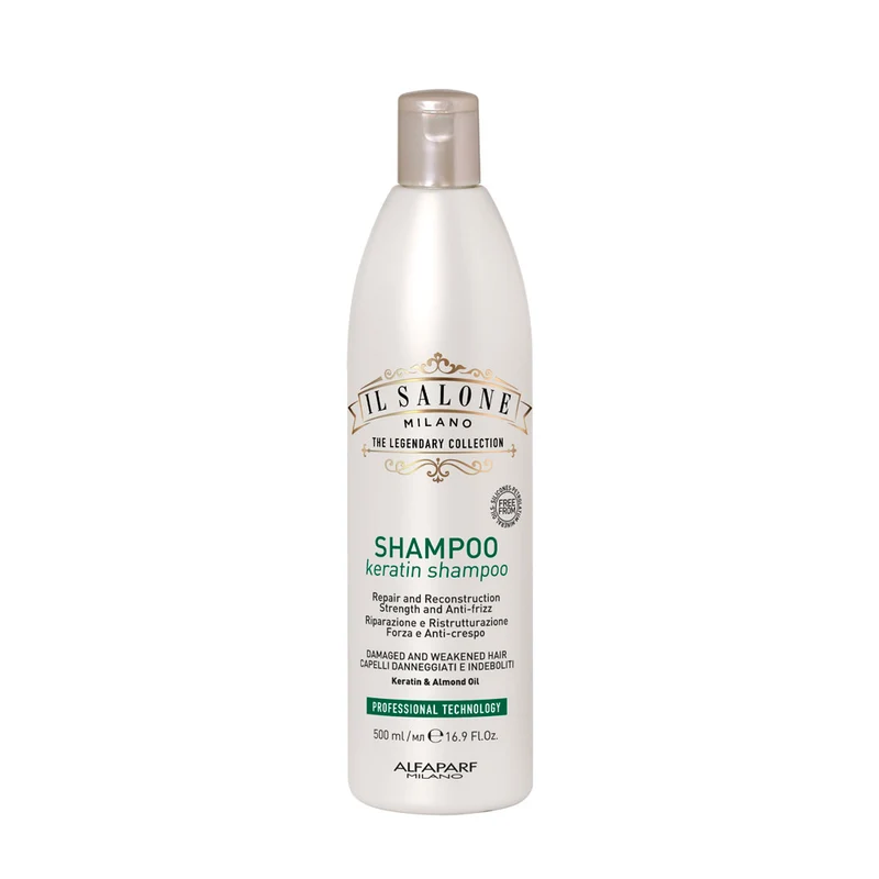 Il Salone Milano Keratin Shampoo 500ml - shampoing pour cheveux abîmés et fragilisés