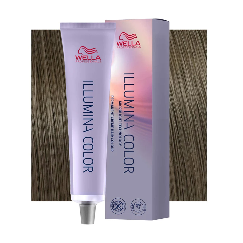 Wella Illumina Color 7/81 Blond Moyen Nacré Cendré 60ml - coloration permanente