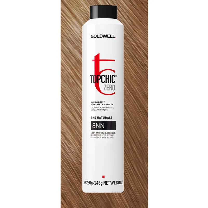 8NN Topchic Zero Light Natural Blonde Intense Can 250ml - coloration permanente sans ammoniaque