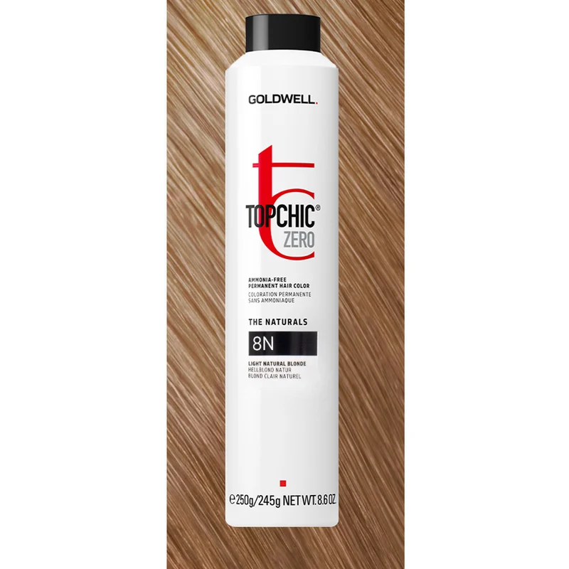 8N Topchic Zero Light Natural Blonde Can 250ml - coloration permanente sans ammoniaque