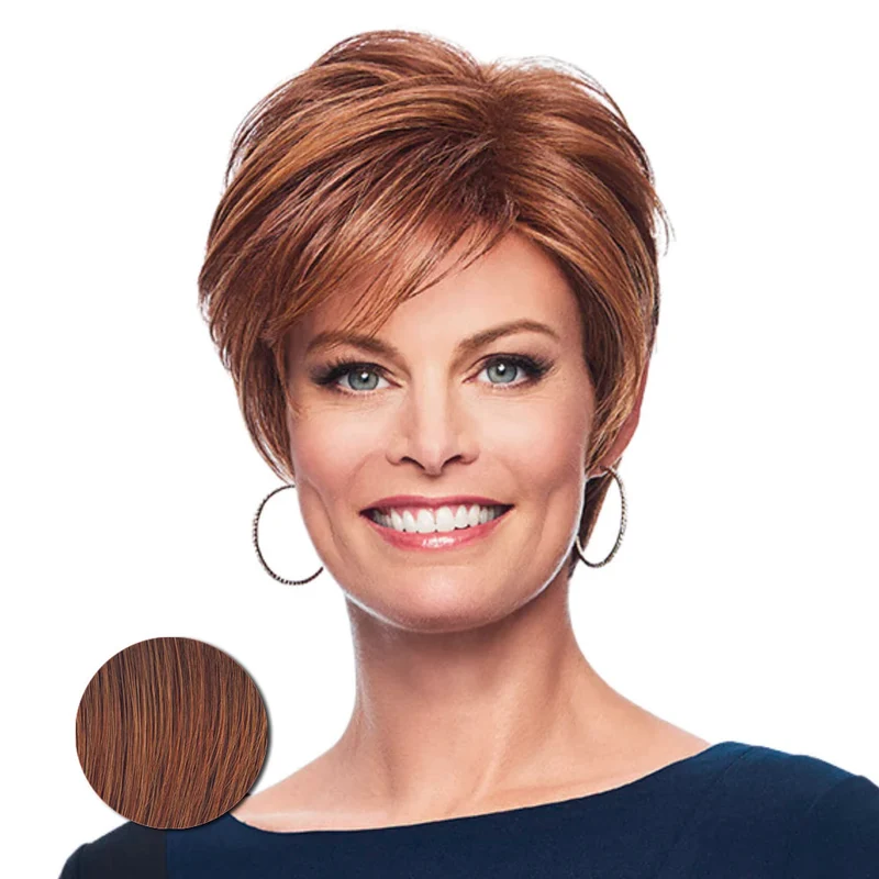 Hairdo Instant Short Cut Marron Rubis Moyen - perruque coupe courte