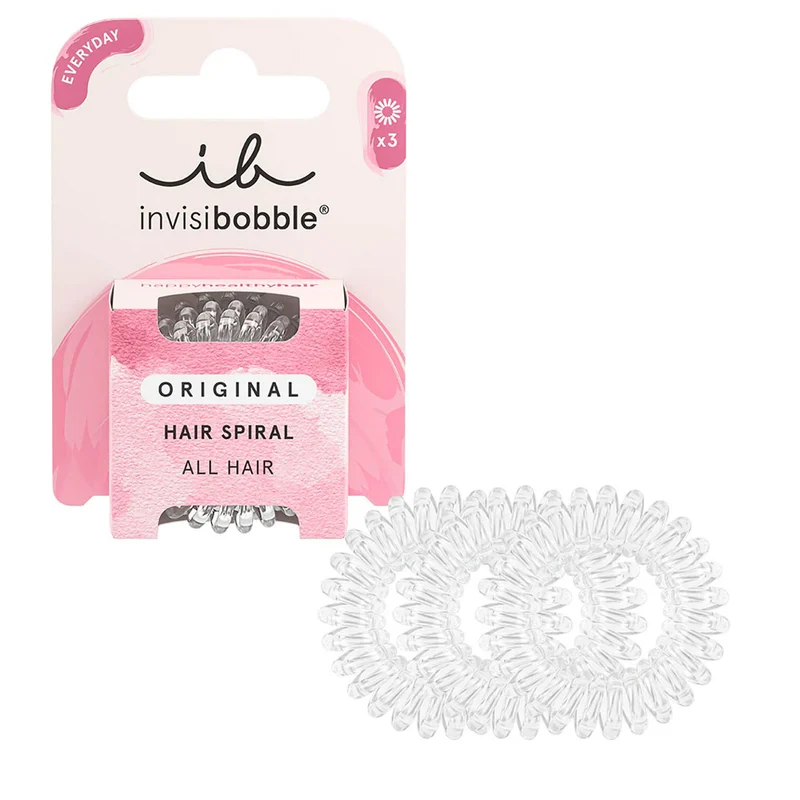 Invisibobble Original Crystal Clear 3pcs. – élastiques spirale