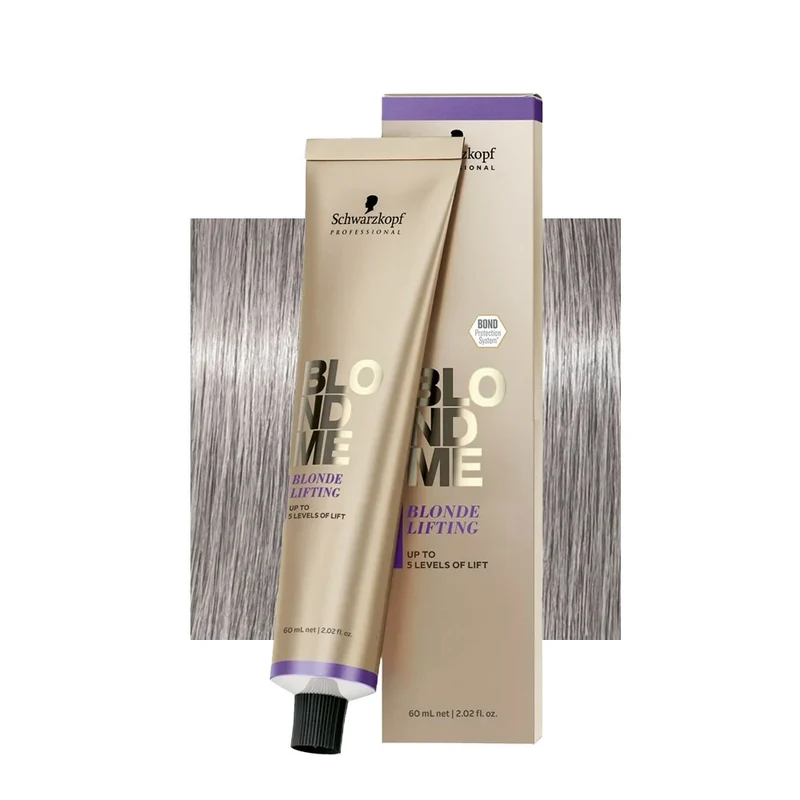 Schwarzkopf BlondMe Blonde Lifting Steel Blue 60ml - crème éclaircissante