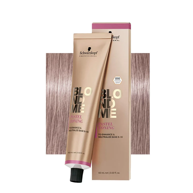 Schwarzkopf BlondMe Color Pastel Toning Ice-Irise 60ml - crème neutralisante pour cheveux blonds