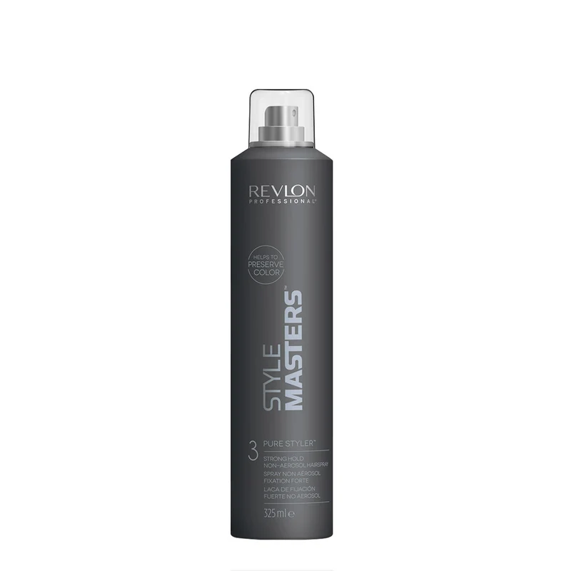 Revlon Style Masters Must Haves Pure Styler Strong Hold Hairspray 325ml - laque écologique tenue forte