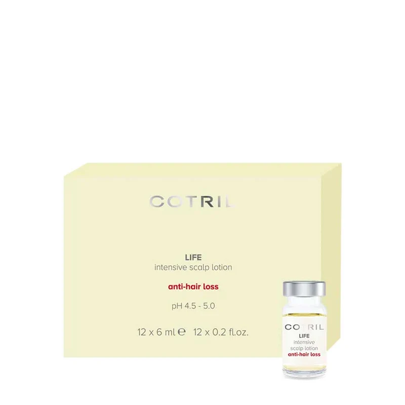 Cotril Scalp Care Life Anti-Hair Loss Scalp Lotion 12 x6ml - lotion anti-chute intensive