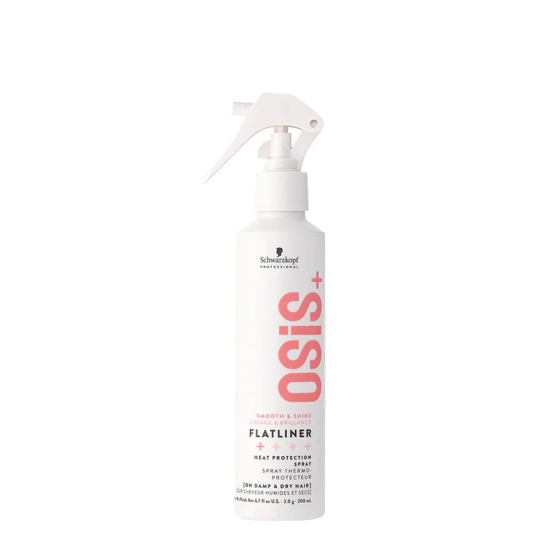 Schwarzkopf Osis Smooth & Shine Flatliner 200ml - spray protecteur contre la chaleur