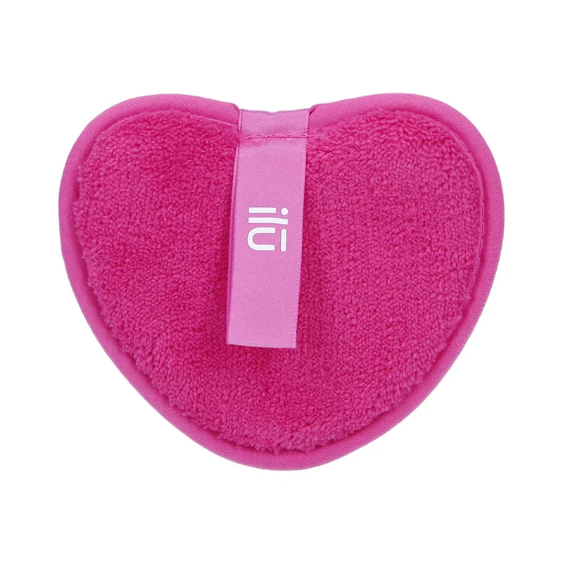 ilū Makeup Remover Pads Pink 3 pz - coussinets démaquillants réutilisables