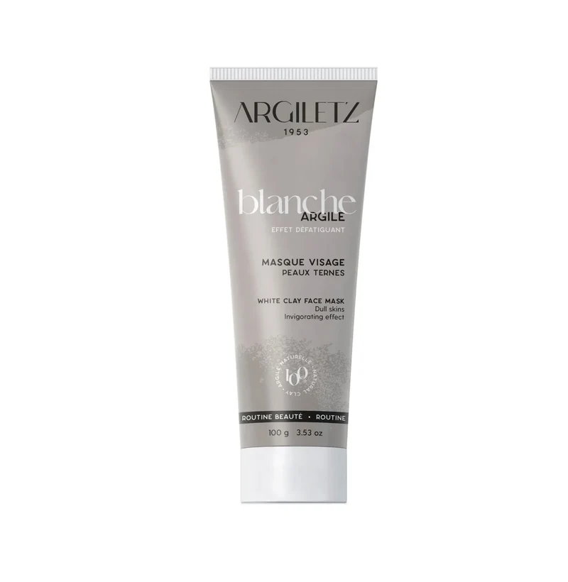 Masque à l'argile blanche-peaux ternes-100g-Argiletz