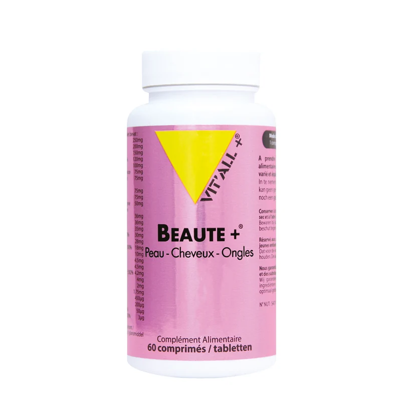 Beauté Plus-peau cheveux et ongles-60 comprimés-Vit'all+
