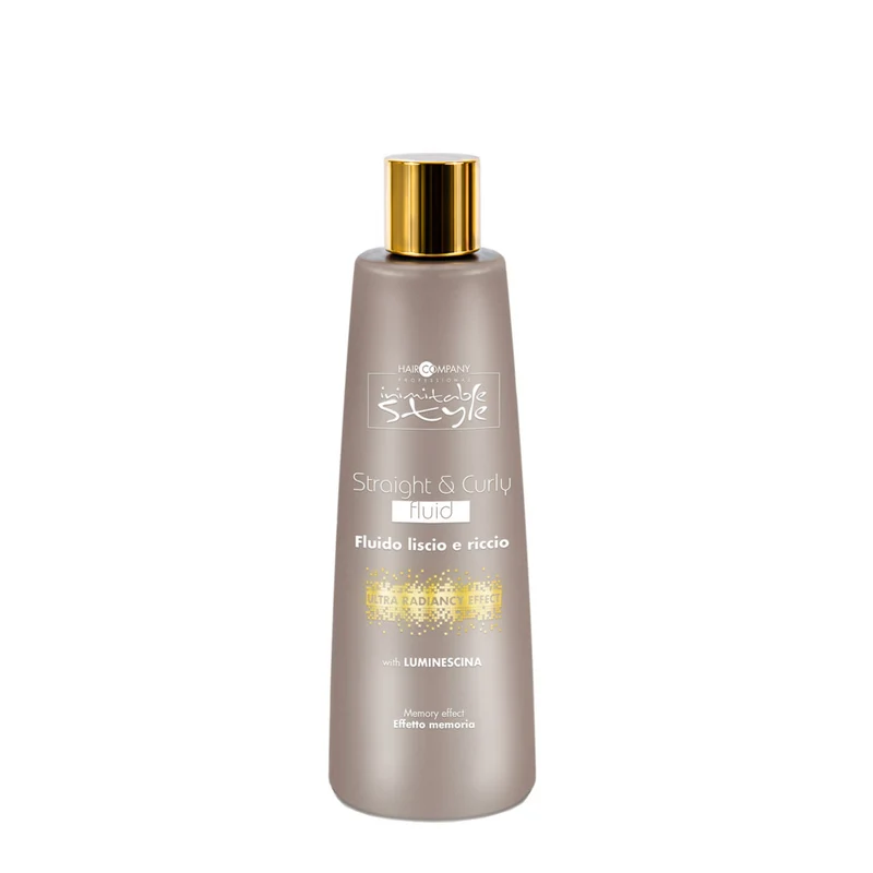 Hair Company Inimitable Style Straight And Curly Fluid 200ml - fluide cheveux lisses et bouclés