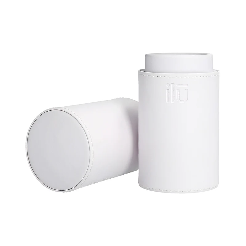 Ilū Make Up White Make Up Brush Tube - porte-pinceaux