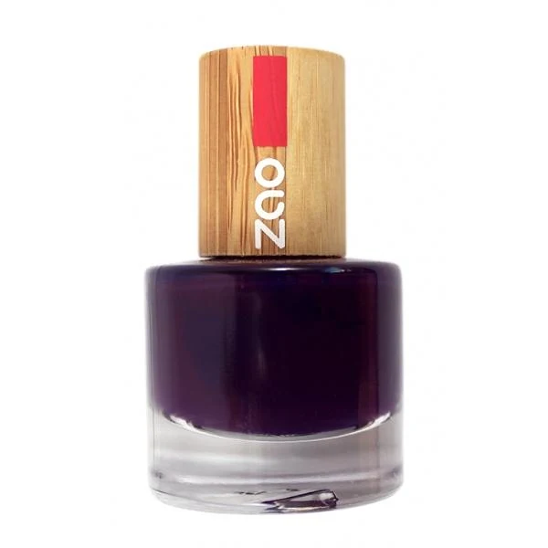 Vernis à ongles Bio - 651 Prune- 8 ml - Zao Make-up
