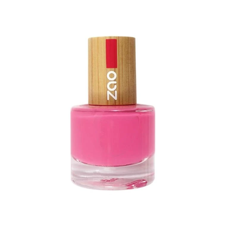 Vernis à ongles Bio - 657 Rose Fuschia- 8 ml - Zao Make-up