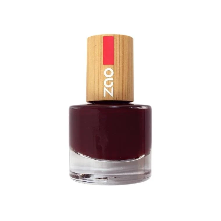 Vernis à ongles Bio - 659 Cerise noire- 8 ml - Zao Make-up