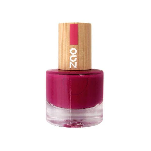 Vernis à ongles Bio - 663 Framboise -8 ml - Zao Make-up