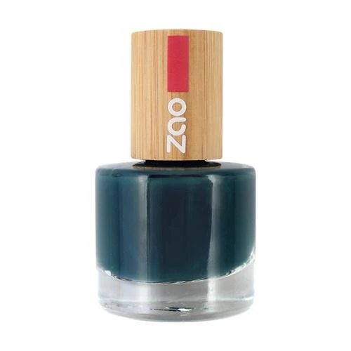 Vernis à ongles Bio - 666 bleu canard- 8 ml - Zao Make-up