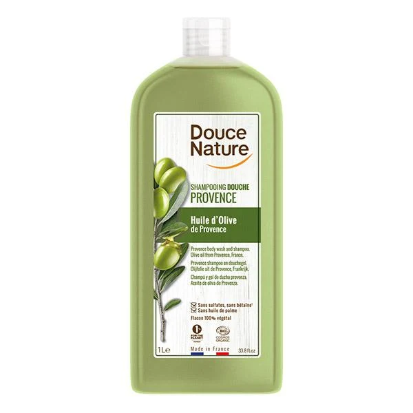 Shampoing Douche Provence Huile d'Olive-1L-Douce nature